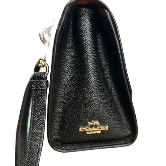 EUC COACH 76618 TILLY LEATHER GOLD CROSSBODY BAG - Picture 7 of 13